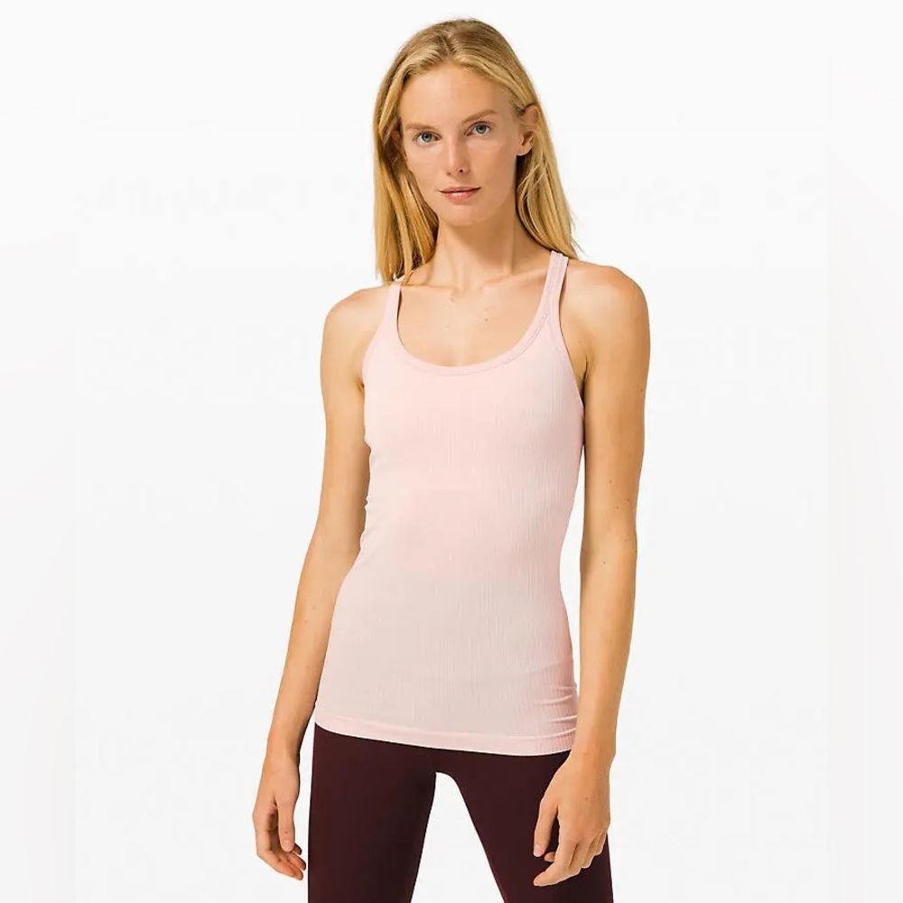 Lululemon Pink Ebb to Street Tank